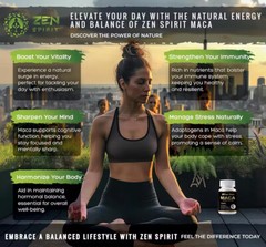 3 Bottless Maca Root & L-Arginine & Korean Red Panax Ginseng 3in1 Male Enhancing