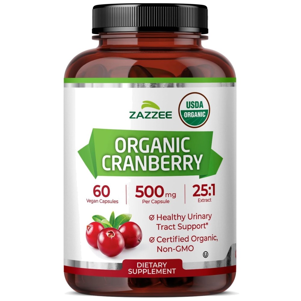 Natural Bladder Support – 60 Cranberry Capsules
