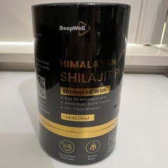 BeepWell Shilajit Plus Himalayan Resin Pure Natural Resin 50 Servings 1.4 oz NEW