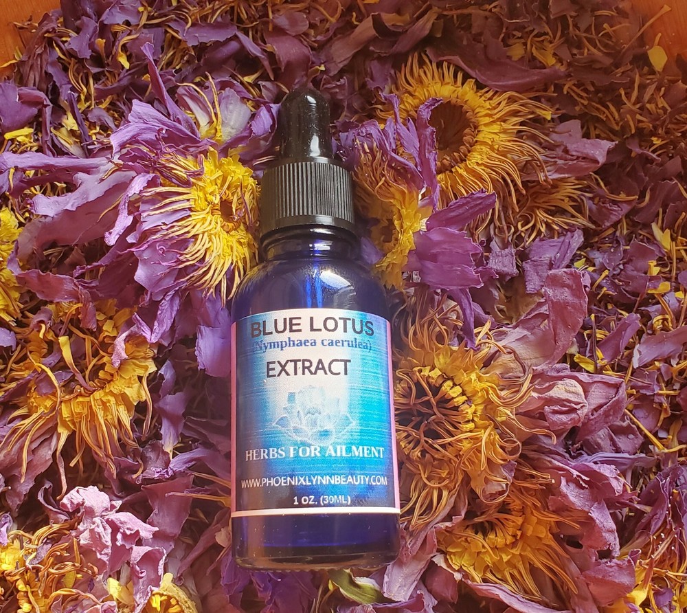 Blue Lotus-Nymphaea Caerulea-Blue Egyptian Tincture-Vegetable Glycerin 30ml