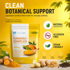 Super Strength Curcumin Turmeric 3500mg Tablets + Ginger Boswellia Black Pepper