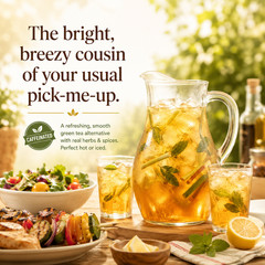 Sweet ENERGY TEA – High energy tea with green tea, Eleuthero Root, a sweet taste