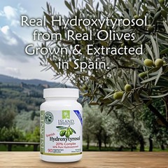 , 20% Hydroxytyrosol Complex™ Olive Fruit Extract Super Strength 100% Grown …