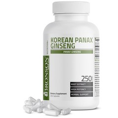 Bronson Korean Panax Ginseng Root Extract 120 Capsules