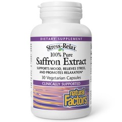 Natural Factors 100% Pure Saffron Extract – Supports 30 Count (Pack of 1)