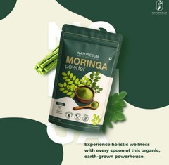Premium Moringa Oleifera Leaf Powder 100g | Pure, Natural & Fresh
