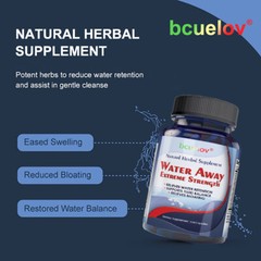 Water Away Pills Maximum Strength – Herbal Diuretic Pills for Water Retention