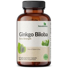 Futurebiotics Ginkgo Biloba 120 Vegetarian Capsules Brain Memory Support