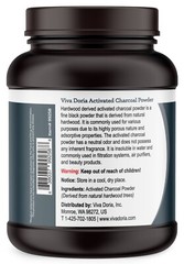 Viva Doria Virgin Activated Charcoal Powder, Food Grade, 1 Lb (16 oz)