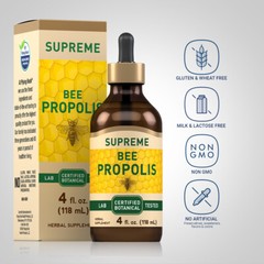 Bee Propolis Tincture | 4 Fl Oz | Extract Liquid | Non-GMO | by Ping Rock