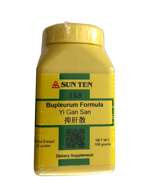 Sun Ten – Bupleurum Formula, 100gm Granules / Yi Gan San / 抑肝散