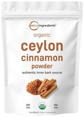 Bulk Organic Ceylon Cinnamon Powder, 1 lb | Non-GMO, Great for Cooking & Drinks
