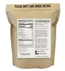 Organic Ground Ginger Root Powder Spice Non GMO Certified Gluten Free 1 lb Bag