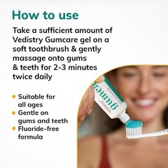 2 x Charak Gumcare Gel 50g Each For Oral Care Plaque Cavities b965
