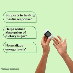 Organic India Sugar Balance Capsules (60) – Supports Insulin & Metabolic Health,