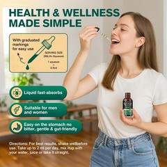 Black Walnut Wormwood Tincture – Gut Health Support 2 Fl Oz (Pack of 1)