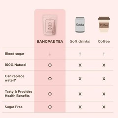 BANGPAE TEA Sugar Cutting Recipe – Korean Detox Tea Bags for Sugar and Glucos…