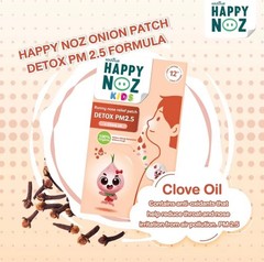 Happy noz Onion Essential Oil Sticker Organic Stuffy Nose (6PCS/Box × 3)