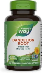 Nature’s Way Dandelion Root – 100 Gluten-Free Capsules for Digestive Health