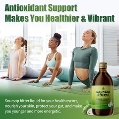 Soursop Bitters Liquid Drop – Digestive & Immune Support – 100% Natural 2/8/16oz