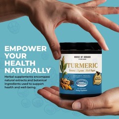 House Of Godard Turmeric Curcumin With BioPerine, 425 Tablet Balls