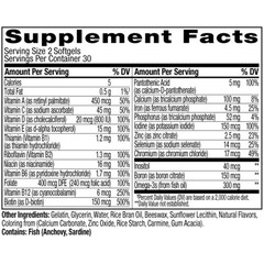 OLLY Ultra Women’s Multi Softgels, Overall Health 60 Count (Pack of 1), Red