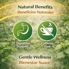Menta seca (hojas de menta seca) 4 onzas |% 100 natural, sin OMG, sin gluten, me