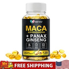 Organic Maca Root 360 Capsules Peruvian Maca Extract for Men & Women