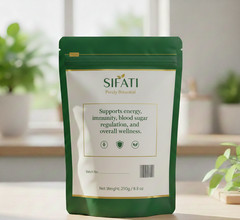100% Natural Moringa Leaves Powder- Ayurvedic Amrit : SIFATI Green-8.82 Oz