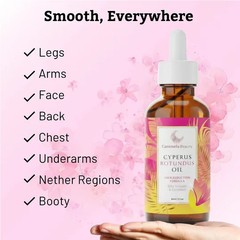 Cyperus Rotundus Oil 60ml Natural Hair Removal Skin Care US Stock