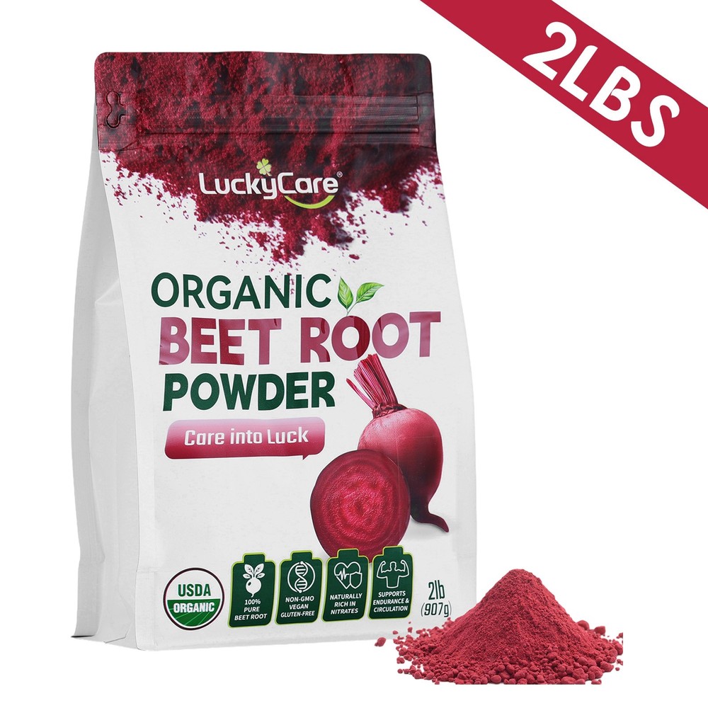 2/4/6/8/10LB Organic Beet Root Powder Raw Pure Beta Vulgaris Nitric Oxide Booste