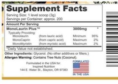 Ultimate Monolaurin ® 21 oz – 200 Servings, 3000 mg Each