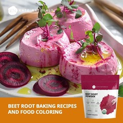 Polvo Orgánico de Remolacha – Superalimento Puro y Crudo para Batidos, Jugos, Re