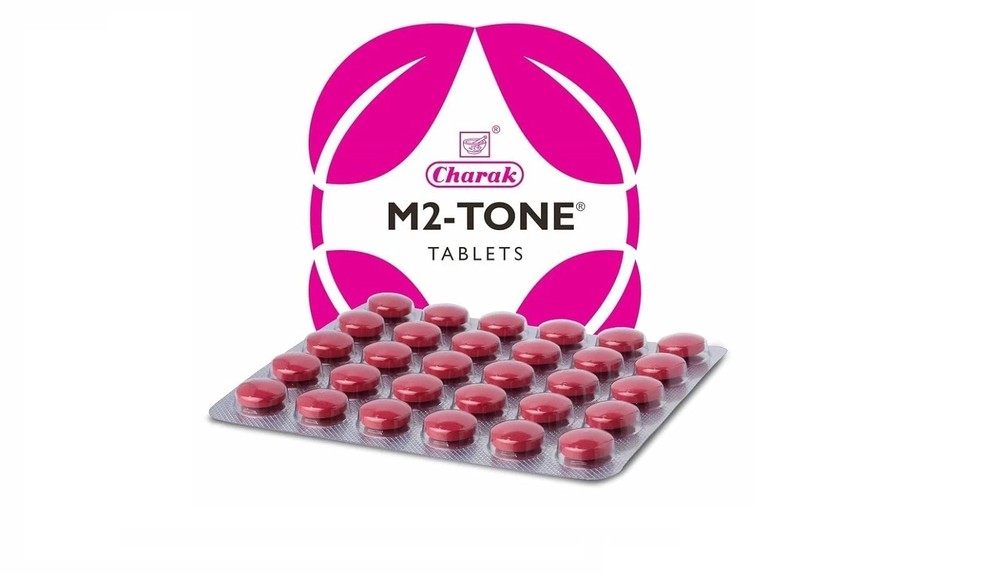 Charak M2-Tone Tablets • Non-Hormonal Menstrual Modulator 30 tablet