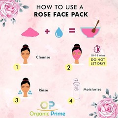 Organic Rose Petals Powder Dried Pure No Fillers A Plus Grade Face Mask