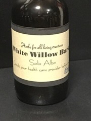 White Willow Bark Alcohol Tincture, (Salix Alba) Apothecary Health