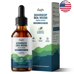 Soursop Bitters Liquid Drops With Sea Moss, Turmeric, Black Pepper 60ml
