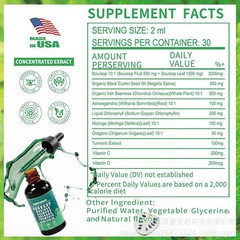 Soursop Vyxion Bitters Liquid Drops 10 in 1 Herbal Extracts for Overall Health