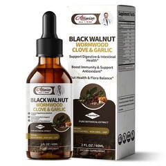 Parasite Cleanse Tincture/Extract-Wormwood,Black Walnut Hull, Clove,Best Quality