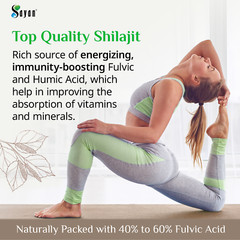 Pure Shilajit Resin 3.5oz/100g, 660 Servings – Potent Organic Fulvic Acid