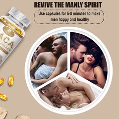 FIDERNIC Maca Root 60 Capsules Peruvian Maca Extract Men Women Supplement