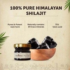 Pure 100% Himalayan SHILAJIT, Soft Resin, Extremely Potent 75% Fulvic Acid 20gm#