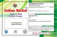 Pygeum Bark 30:1 Extract Powder Pure and High Quality