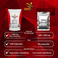 Butea Superba Pills Full Spectrum Red Kwao Krua 1000mg DAILY 100 Capsules