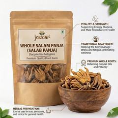 Jodnar Whole Salam Panja (Salab Panja) -Premium Himalayan Dactylorhiza Hatagirea