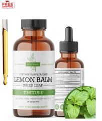 Lemon Balm Tincture – Alcohol-Free | Melissa Officinalis Liquid Extract | Natura
