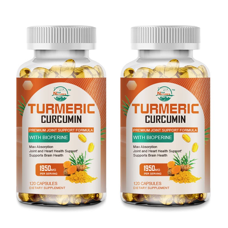 240 CAPSULES TURMERIC CURCUMIN EXTRACT TUMERIC BLACK PEPPER ANTIOXIDANT BEST