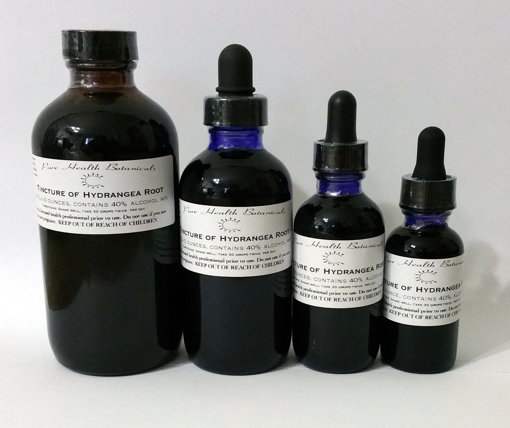 Hydrangea Root Tincture Extract, Highest Quality, Hydrangea Arborescens