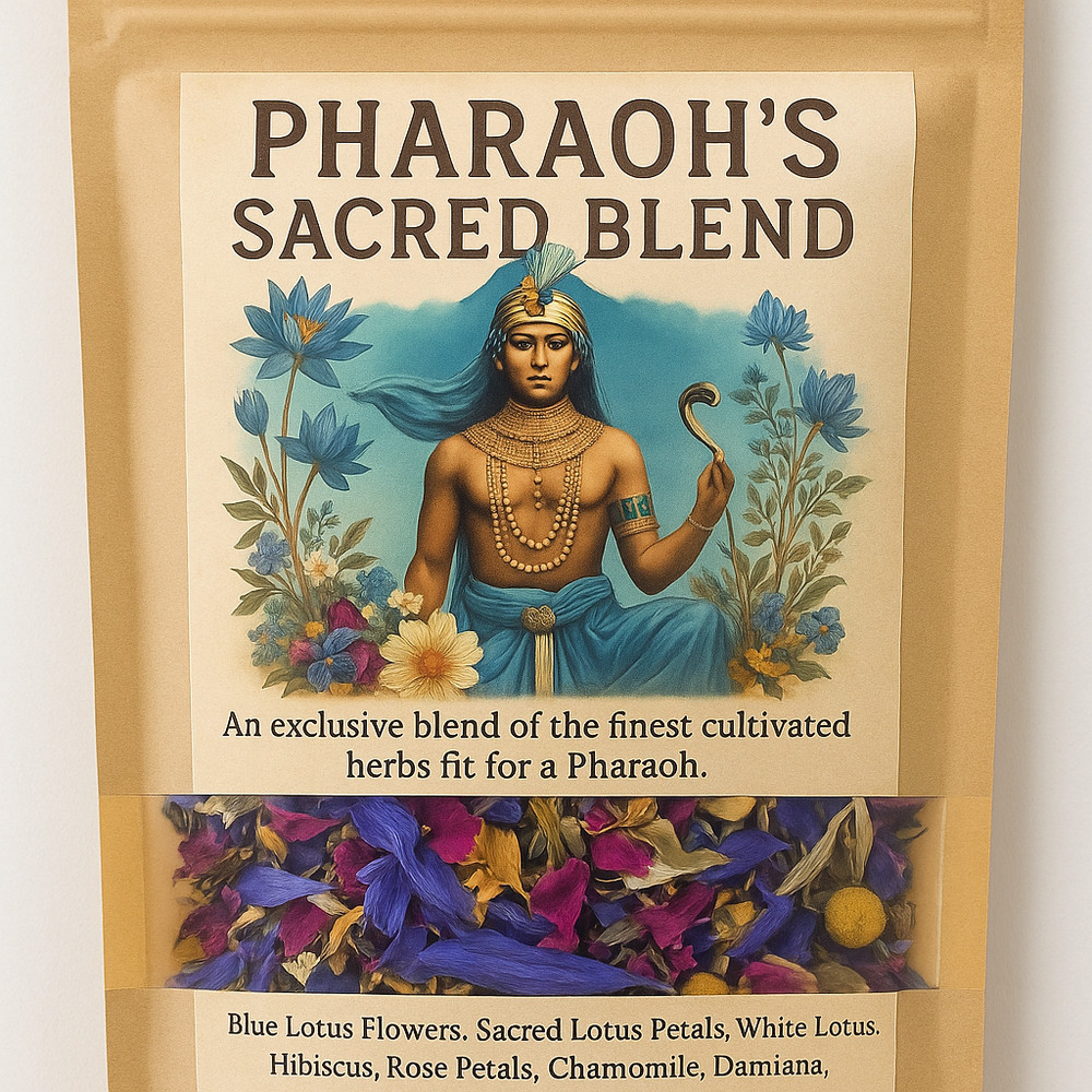 Pharaoh’s Sacred™ is Herbal Tea Blend: Lotus, Chamomile, Passion Flower & More