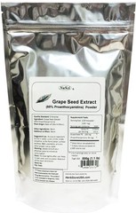 NuSci Grape Seed Extract pure powder 95% OPC antioxidant 1000g (1Kg, 2.2lb)